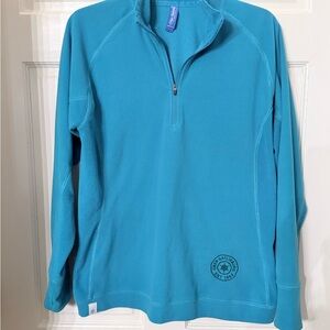 Ober Gatlinburg Teal Quarter-Zip Pullover